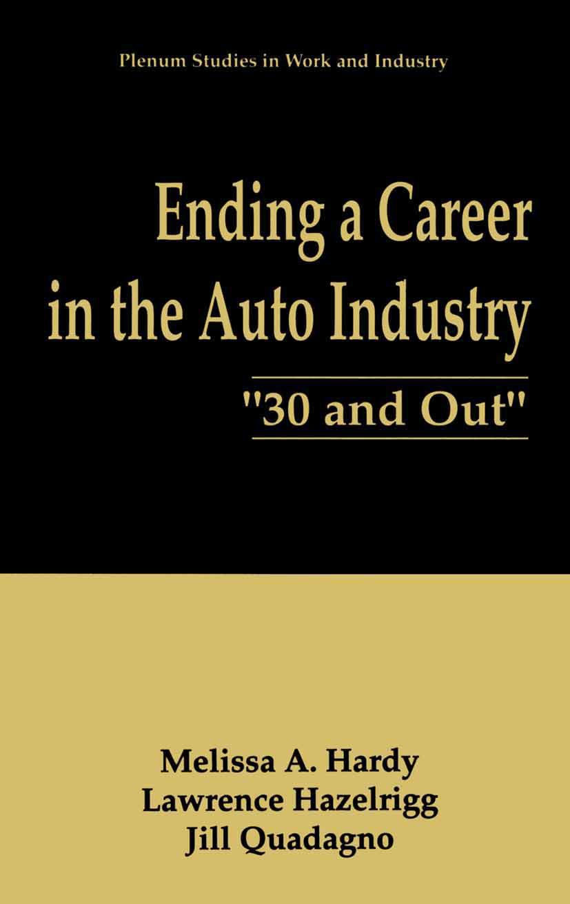 Springer Studies in Work and Industry