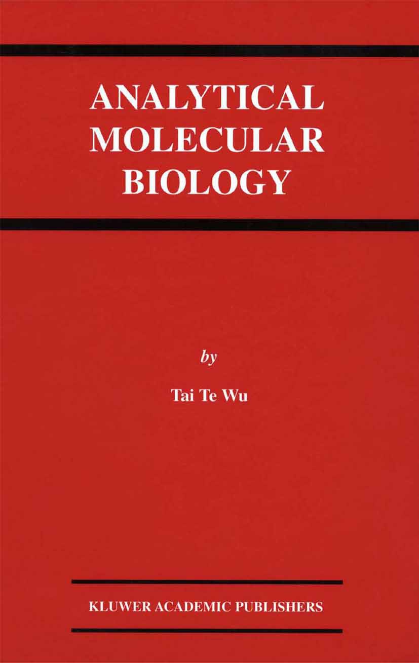 Analytical Molecular Biology