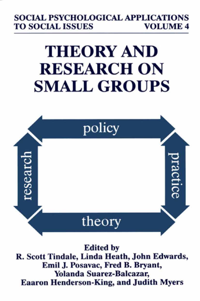 Social Psychological Applications To Social Issues