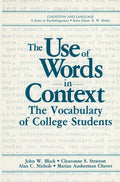 Cognition and Language: A Series in Psycholinguistics