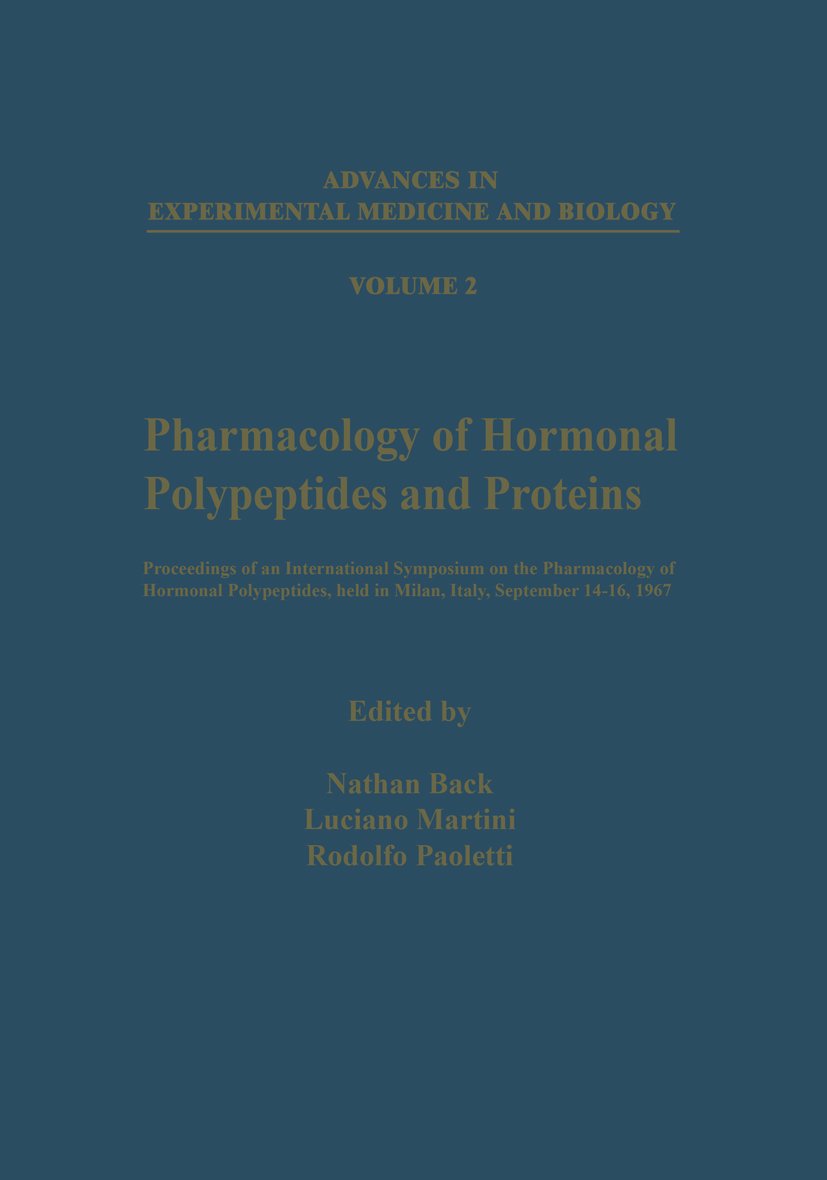 Advances in Experimental Medicine and Biology