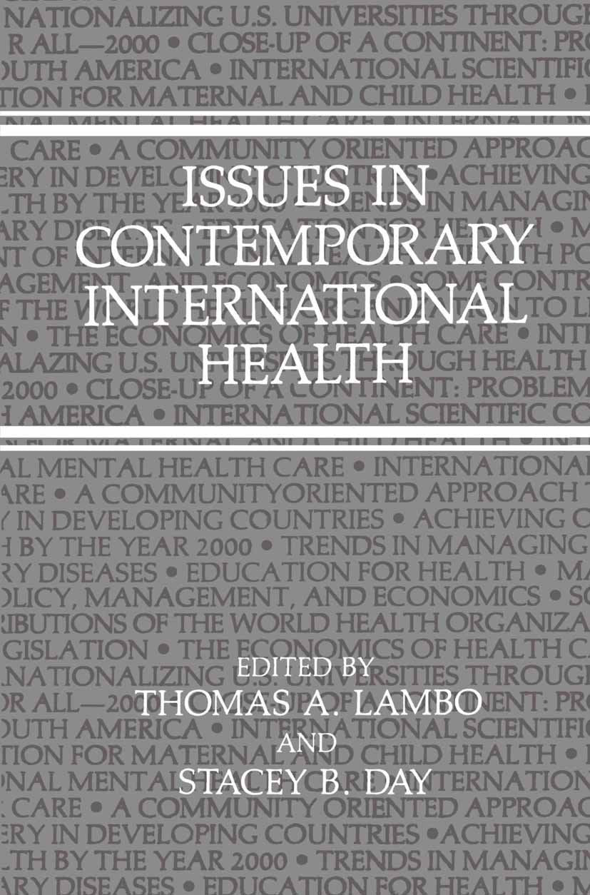 Issues in Contemporary International Health