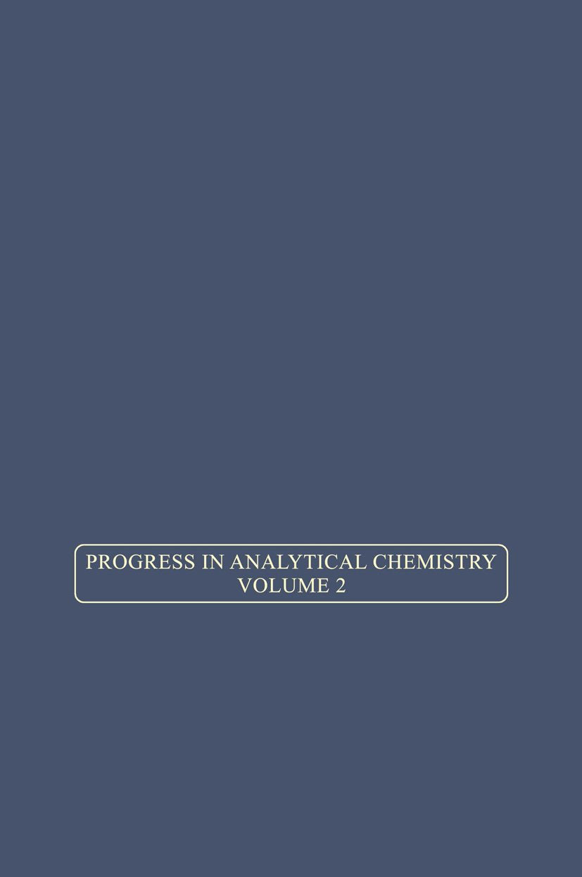 Progress in Analytical Chemistry