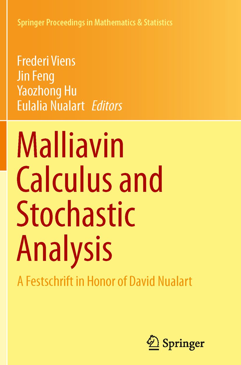 Springer Proceedings in Mathematics & Statistics