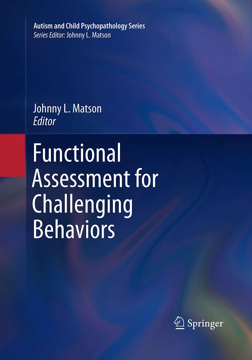 Autism and Child Psychopathology Series