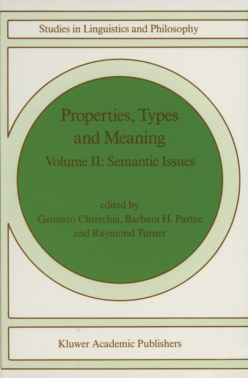 Studies in Linguistics and Philosophy