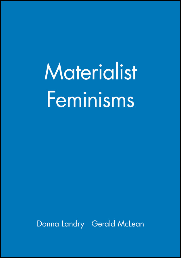 Materialist Feminisms
