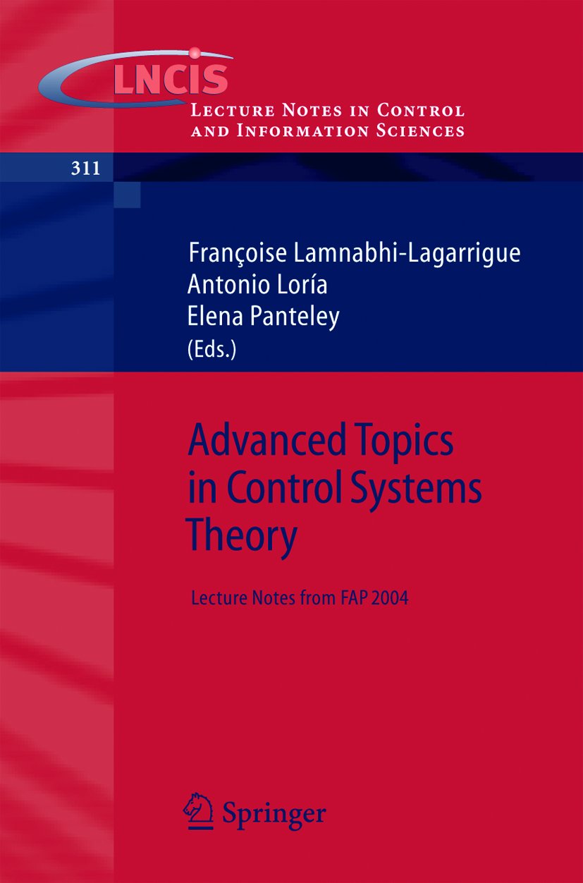 Lecture Notes in Control and Information Sciences