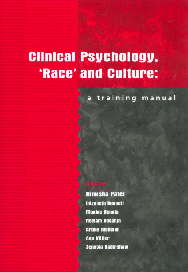Clinical Psychology, 'Race' and Culture