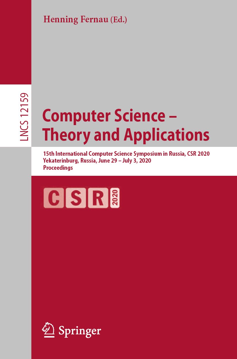Lecture Notes in Computer Science
