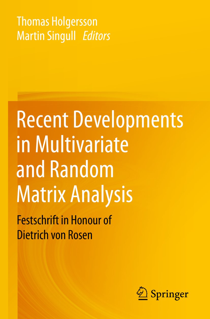 Recent Developments in Multivariate and Random Matrix Analysis