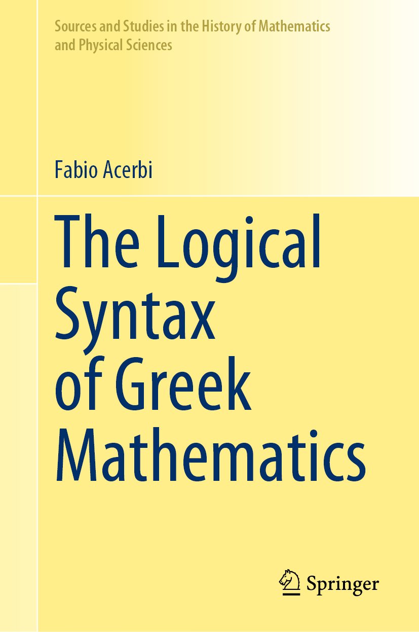 Sources and Studies in the History of Mathematics and Physical Sciences