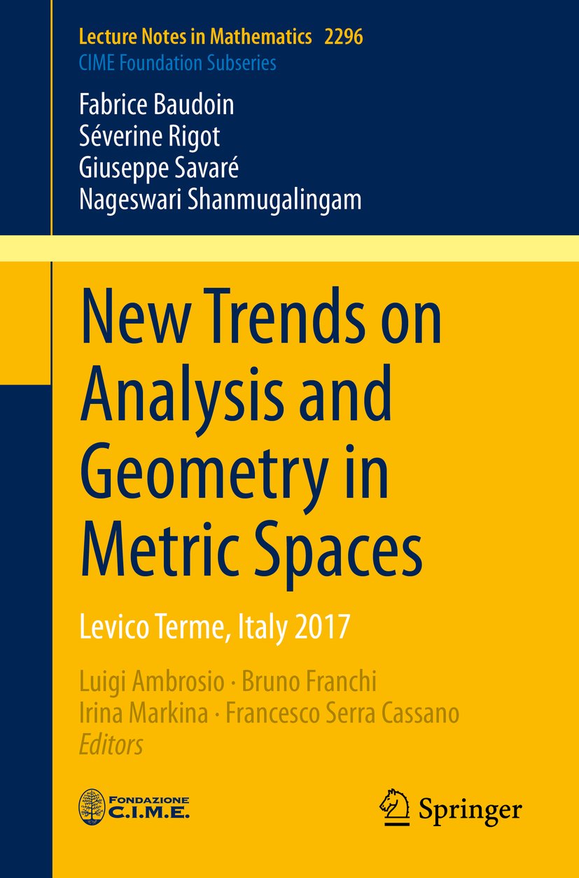 Lecture Notes in Mathematics