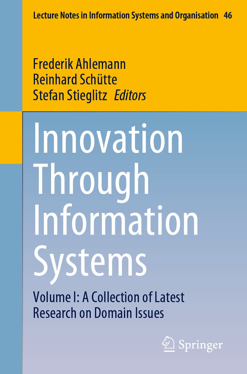 Lecture Notes in Information Systems and Organisation