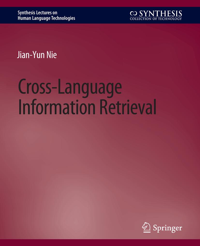 Synthesis Lectures on Human Language Technologies