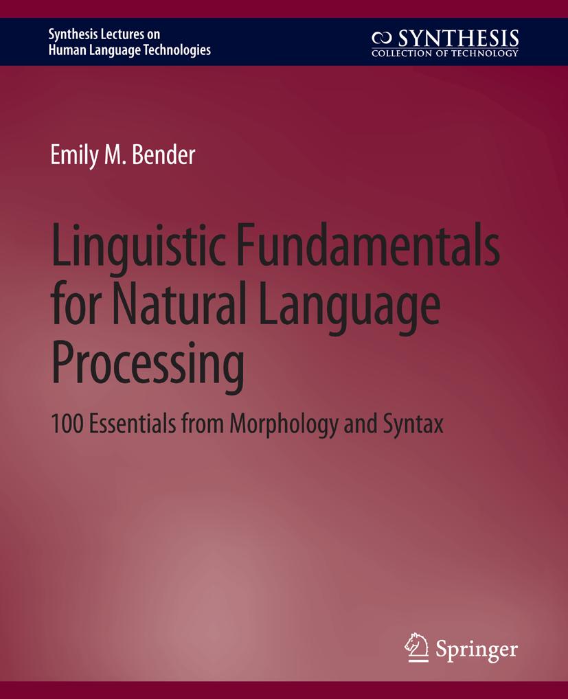 Synthesis Lectures on Human Language Technologies