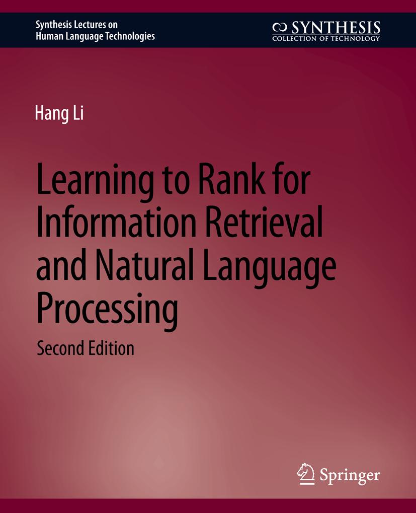 Synthesis Lectures on Human Language Technologies