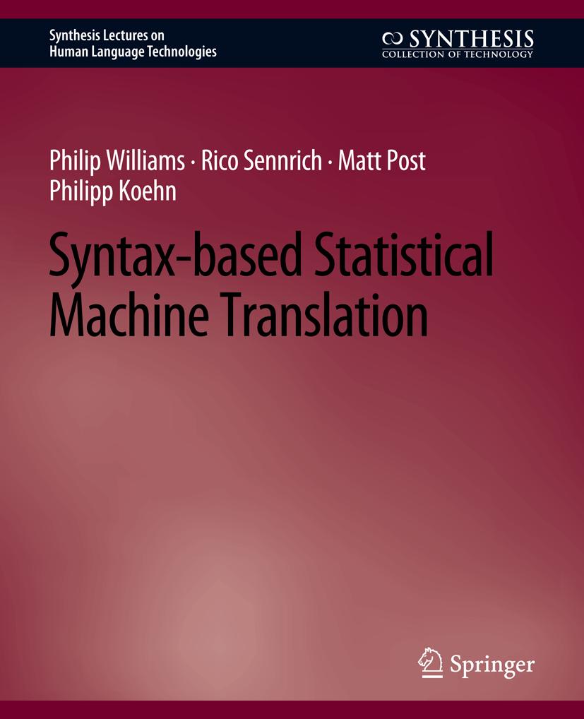 Synthesis Lectures on Human Language Technologies