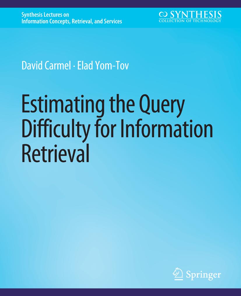 Synthesis Lectures on Information Concepts, Retrieval, and Services