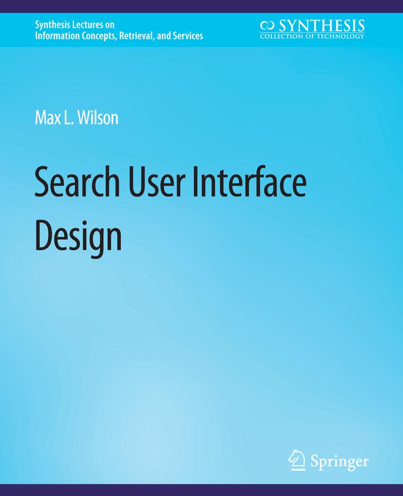 Synthesis Lectures on Information Concepts, Retrieval, and Services