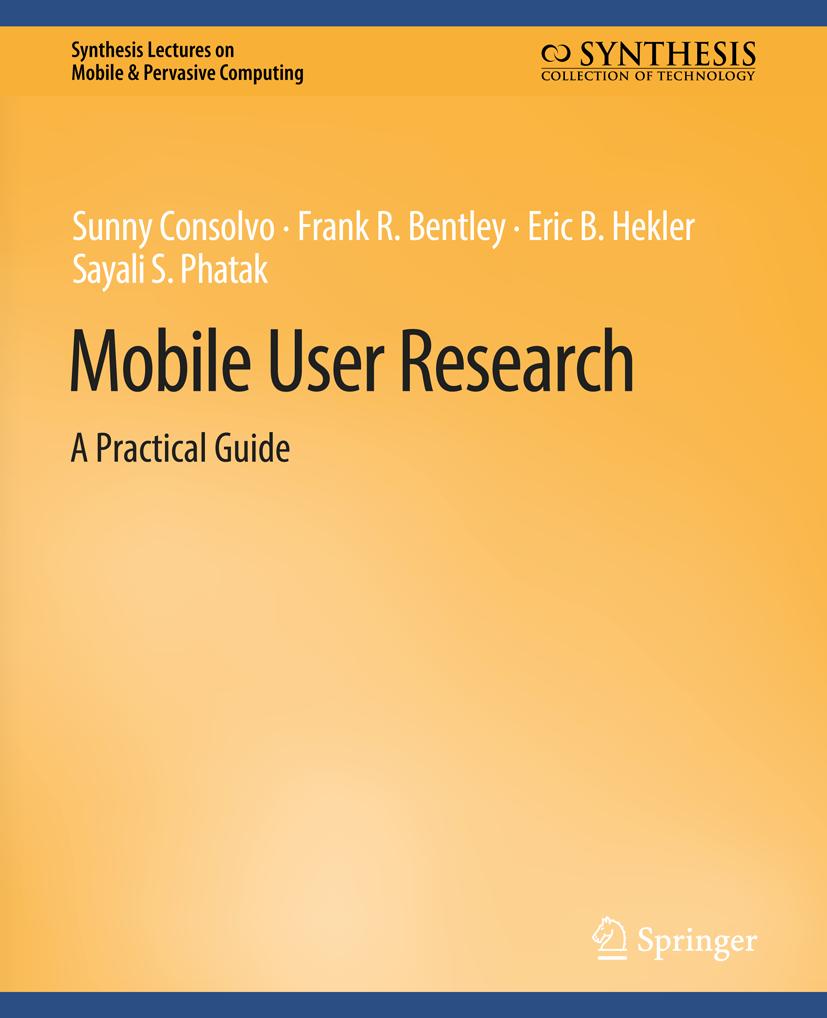 Synthesis Lectures on Mobile & Pervasive Computing
