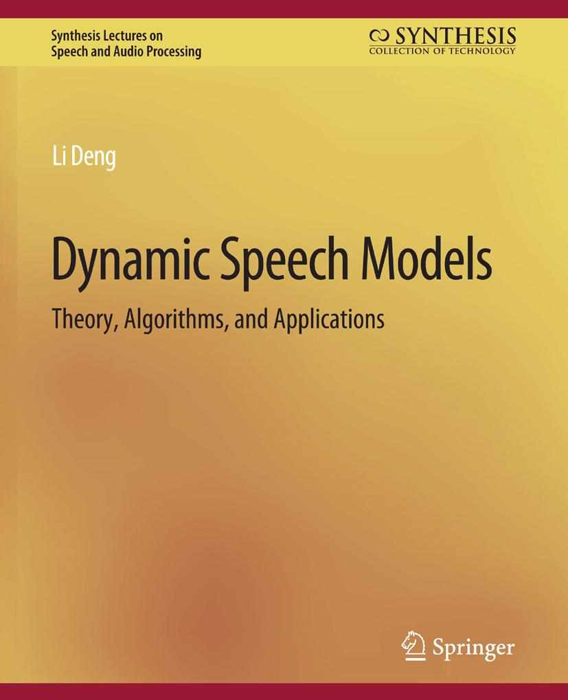 Synthesis Lectures on Speech and Audio Processing
