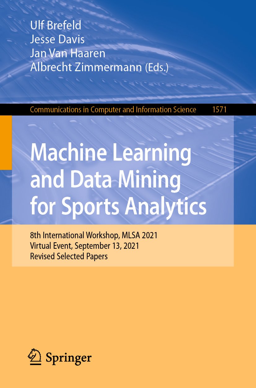 Machine Learning and Data Mining for Sports Analytics
