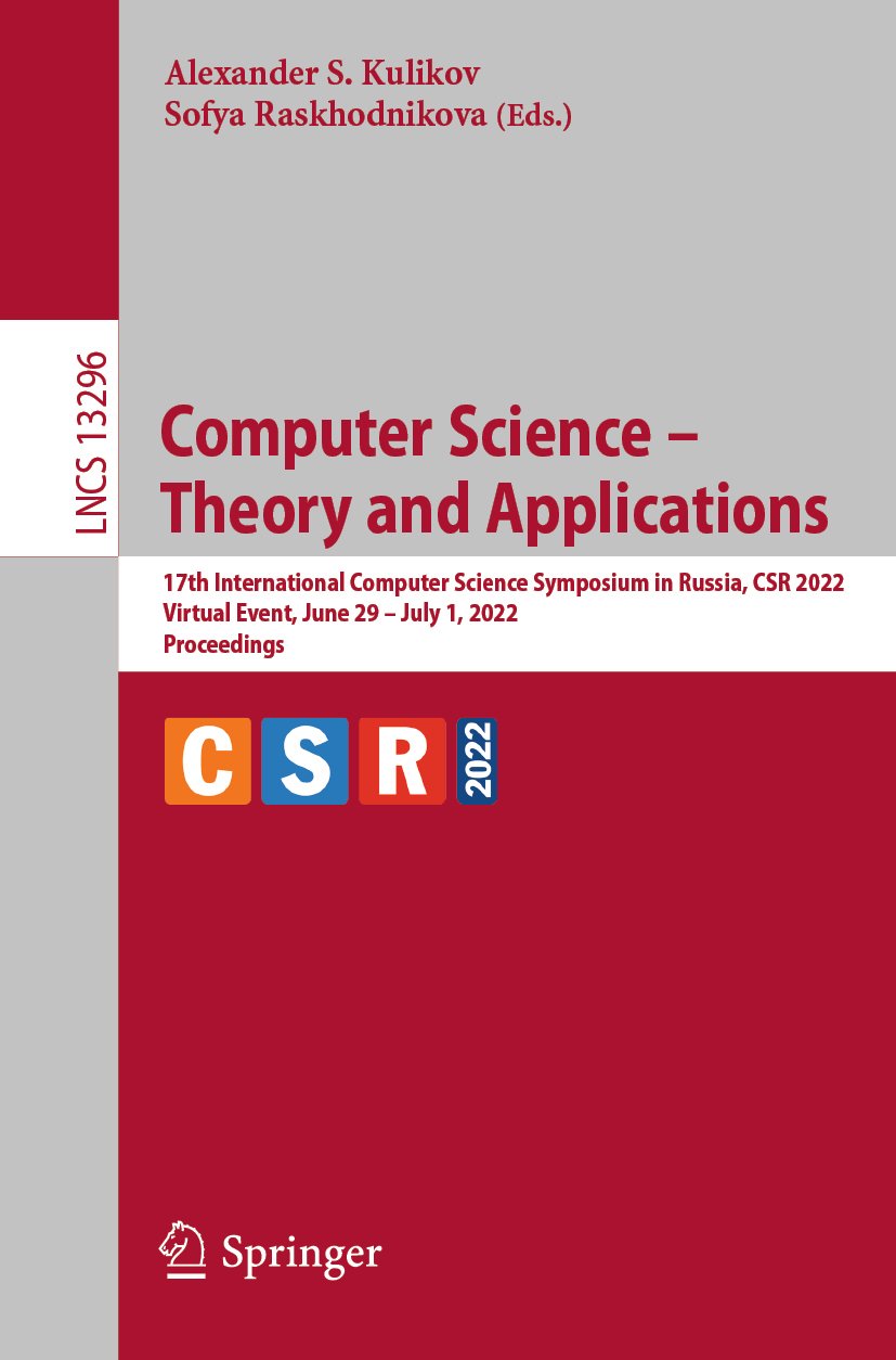 Lecture Notes in Computer Science