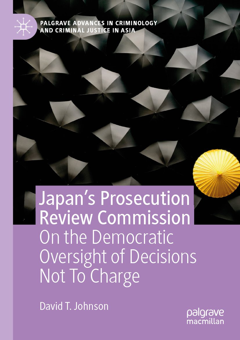 Palgrave Advances in Criminology and Criminal Justice in Asia