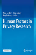 Human Factors in Privacy Research