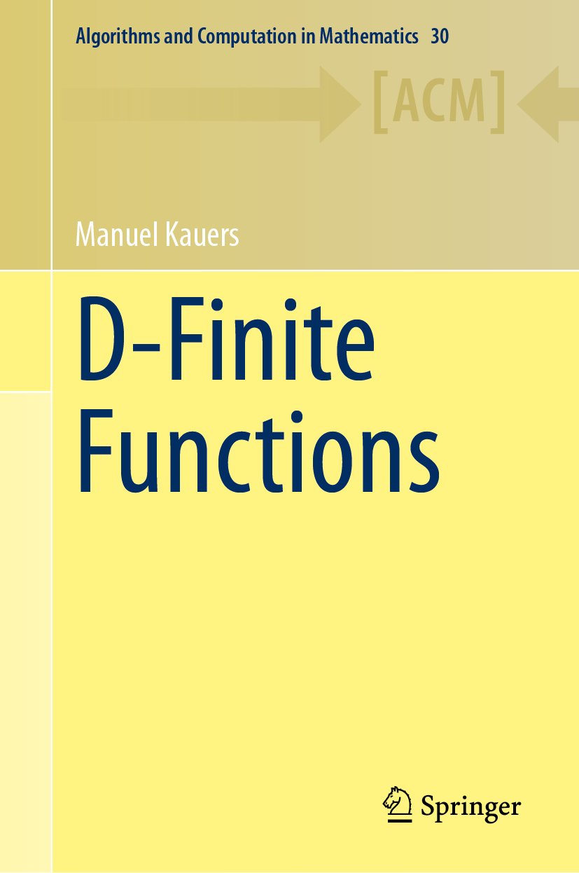Algorithms and Computation in Mathematics