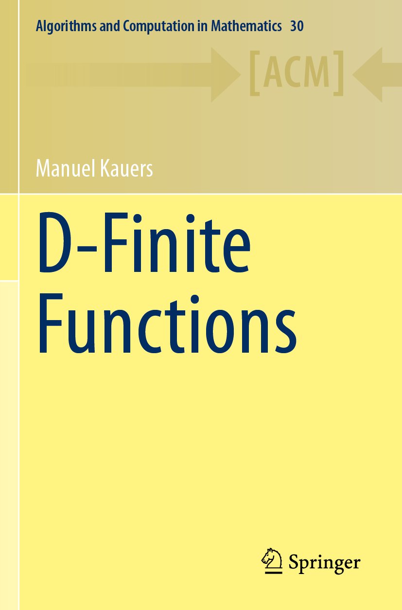 Algorithms and Computation in Mathematics