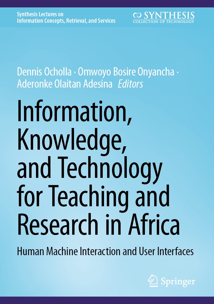 Synthesis Lectures on Information Concepts, Retrieval, and Services