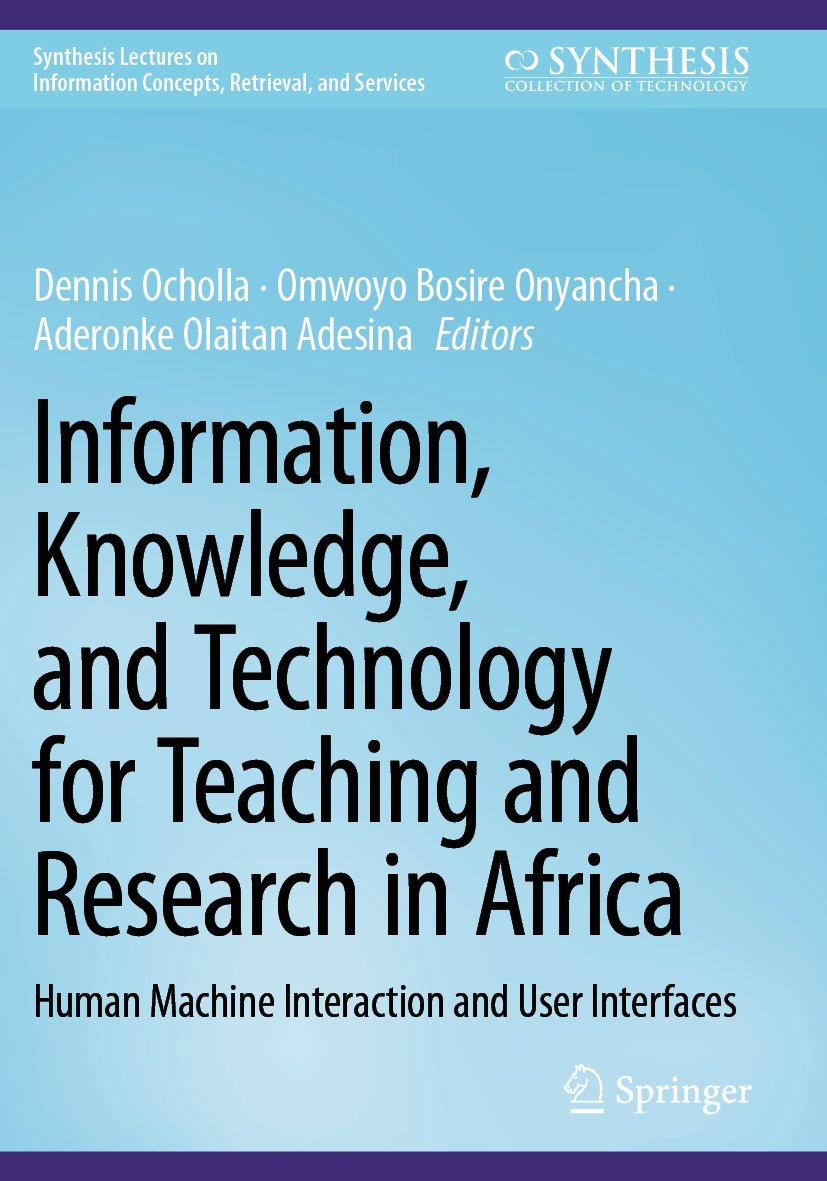 Synthesis Lectures on Information Concepts, Retrieval, and Services