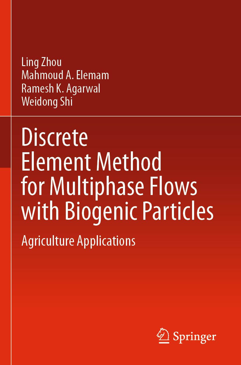 Discrete Element Method for Multiphase Flows with Biogenic Particles