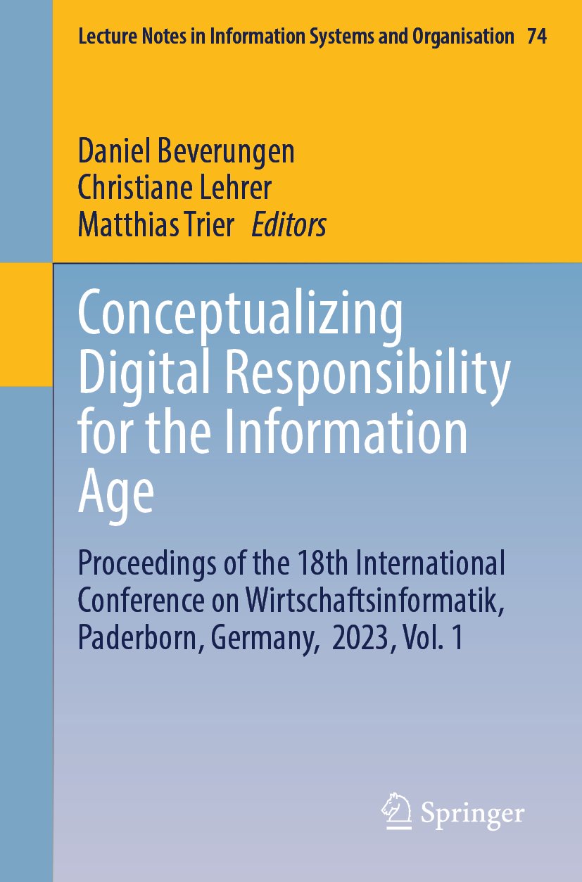 Lecture Notes in Information Systems and Organisation