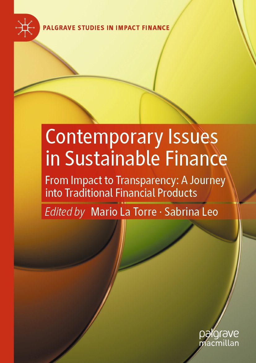 Contemporary Issues in Sustainable Finance