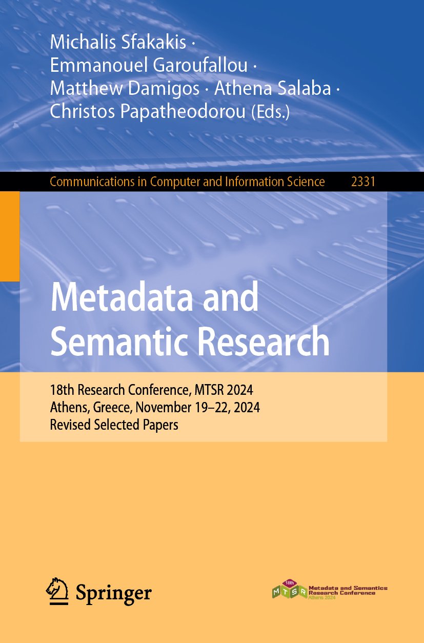 Metadata and Semantic Research