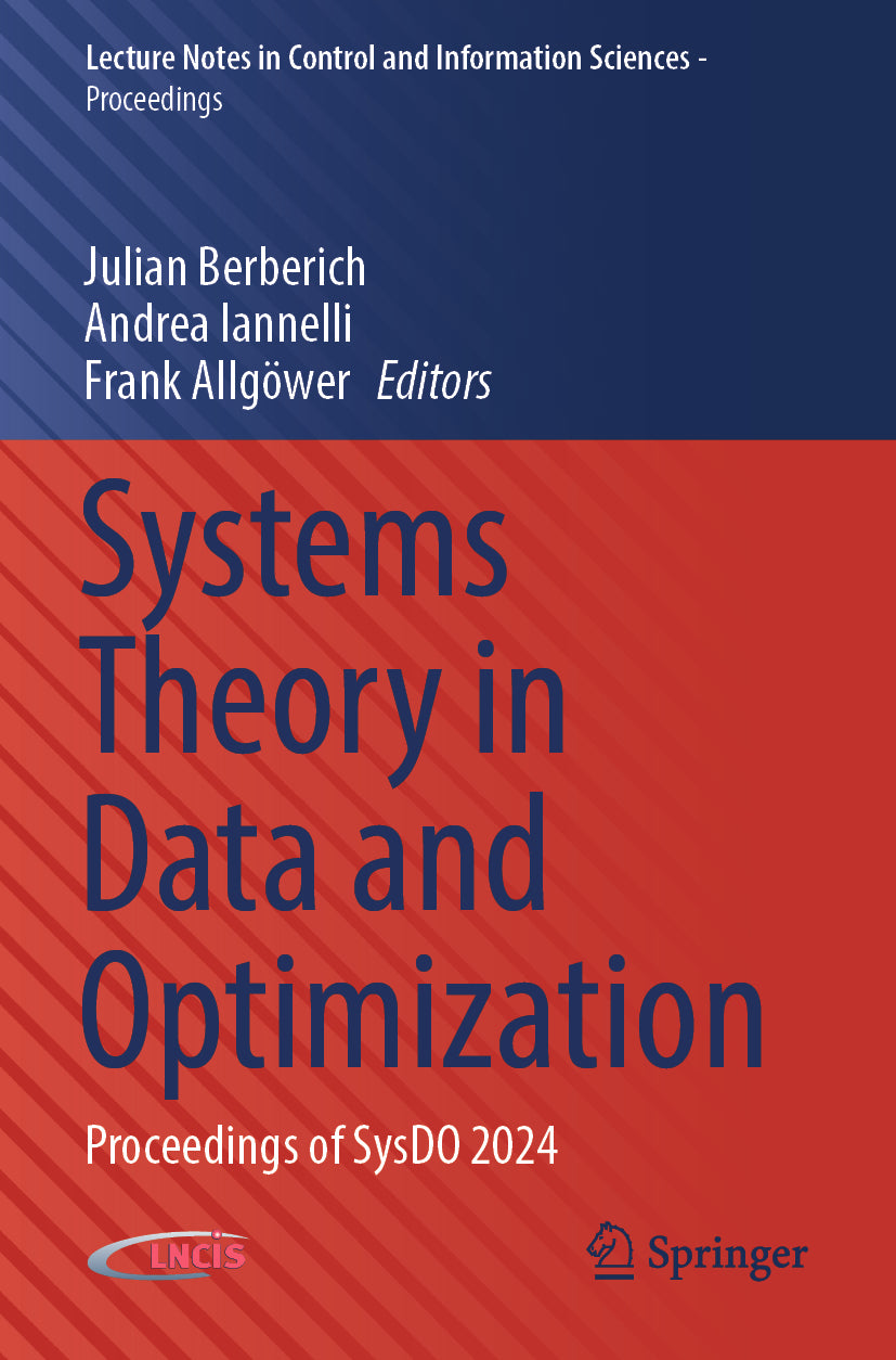 Systems Theory in Data and Optimization