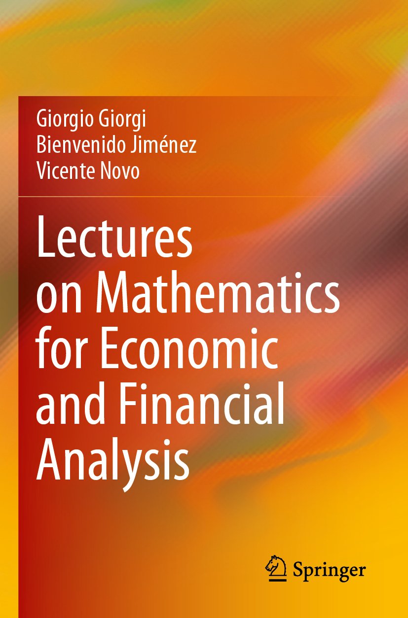 Lectures on Mathematics for Economic and Financial Analysis