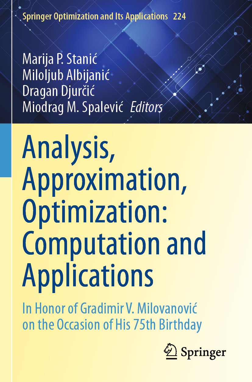 Analysis, Approximation, Optimization: Computation and Applications