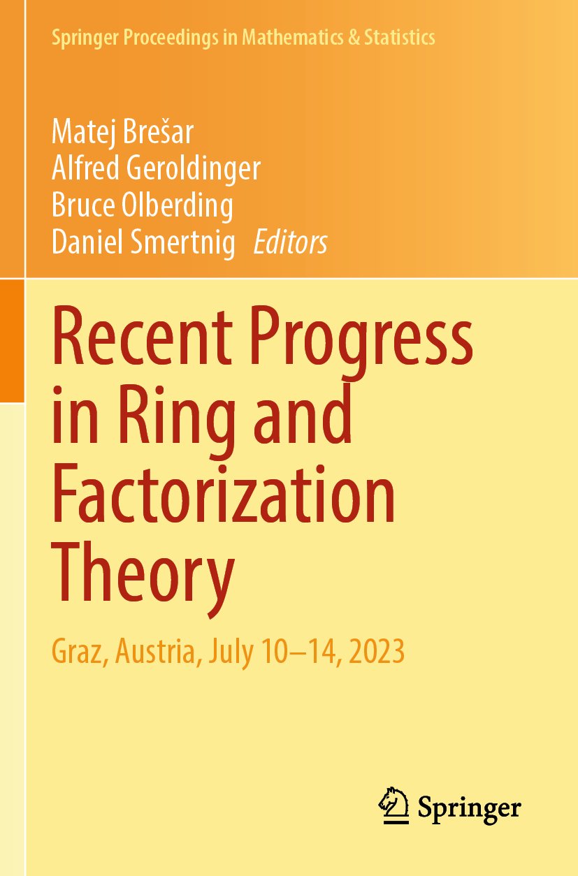 Recent Progress in Ring and Factorization Theory