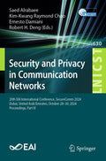 Lecture Notes of the Institute for Computer Sciences, Social Informatics and Telecommunications Engineering