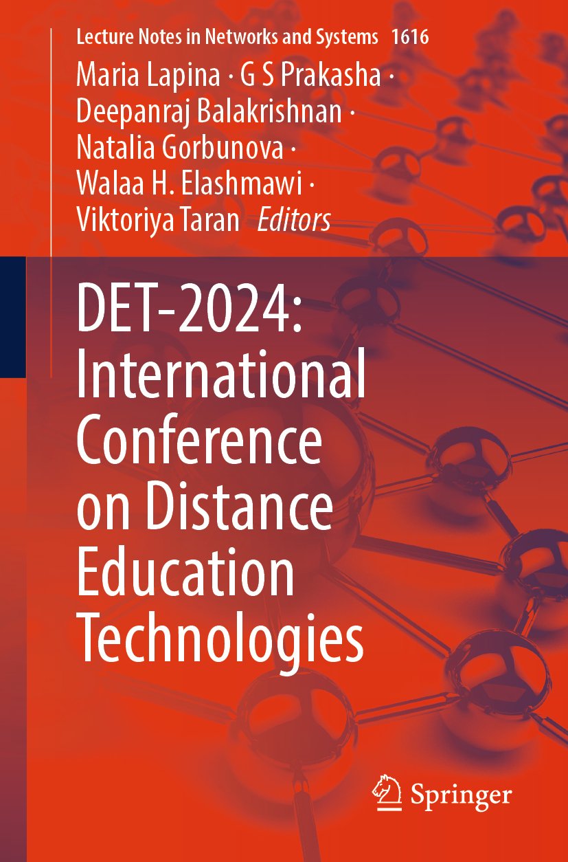 DET-2024: International Conference on Distance Education Technologies