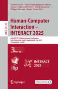 Human-Computer Interaction – INTERACT 2025