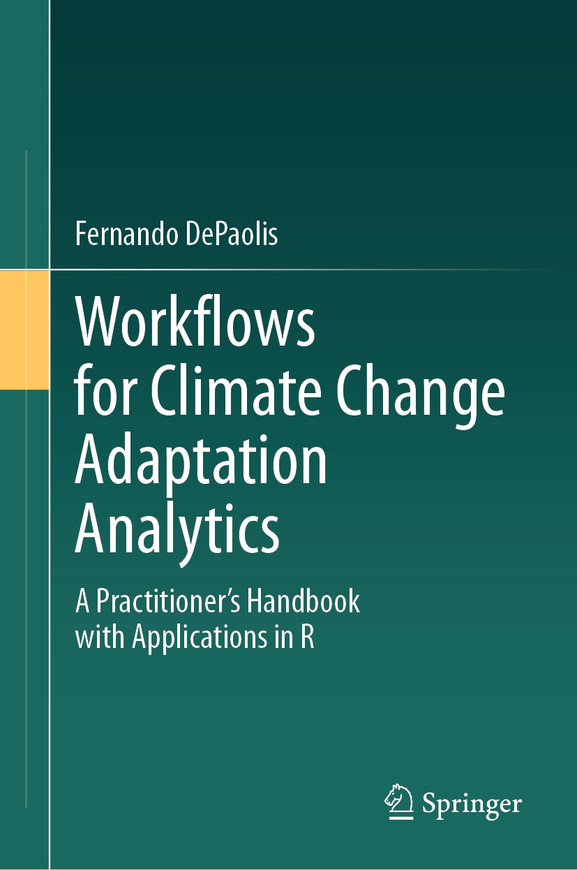 Workflows for Climate Change Adaptation Analytics