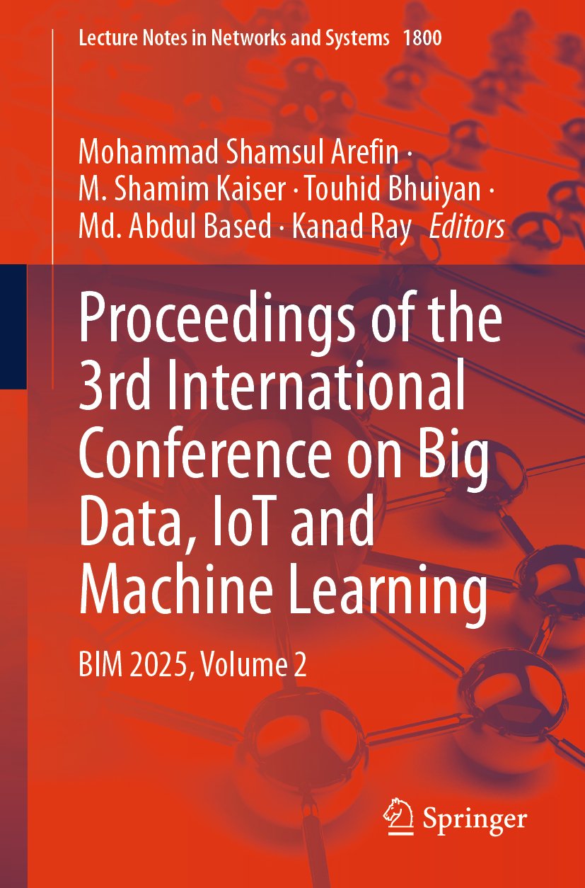 Proceedings of the 3rd International Conference on Big Data, IoT and Machine Learning