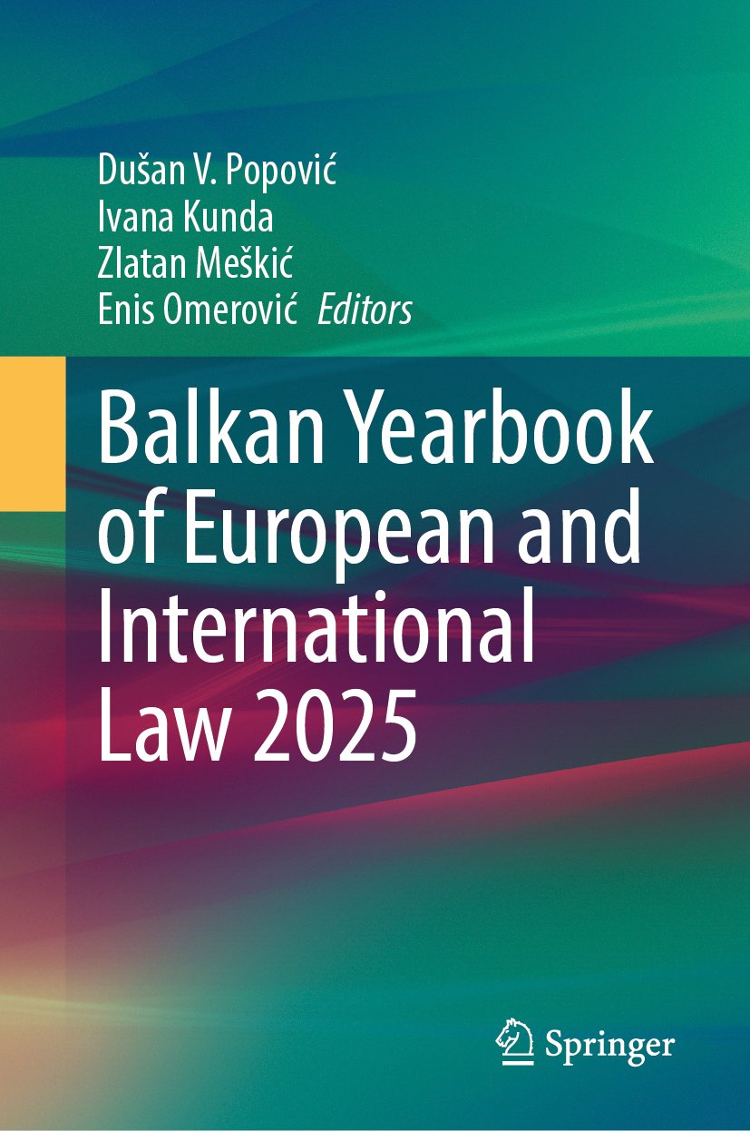 Balkan Yearbook of European and International Law