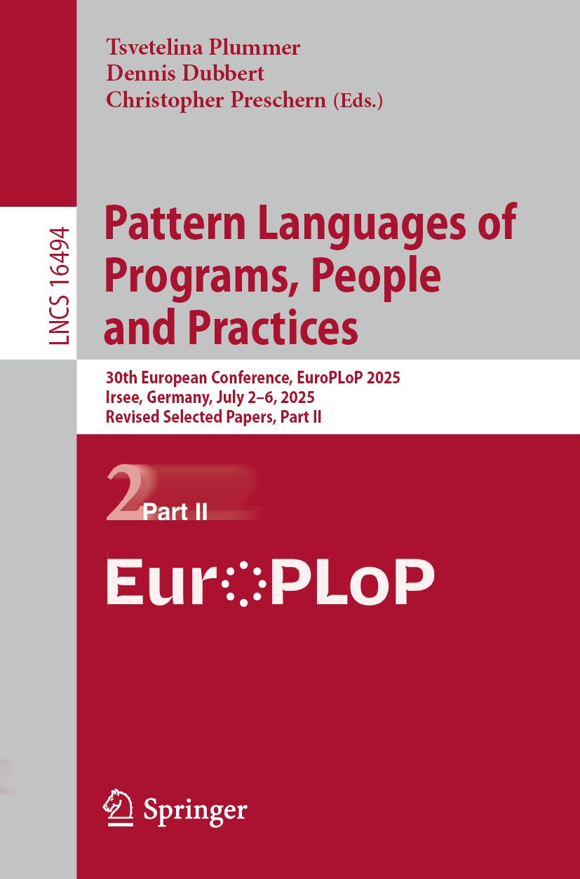 Pattern Languages of Programs, People and Practices