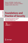 Foundations and Practice of Security
